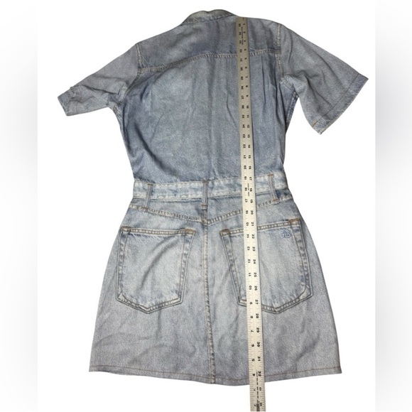 Rag and bone XS Miramar Tulip Dress Light
Wash Tencel Denim Look - Picture 14 of 14
